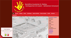 Desktop Screenshot of gs-st-matthias.de